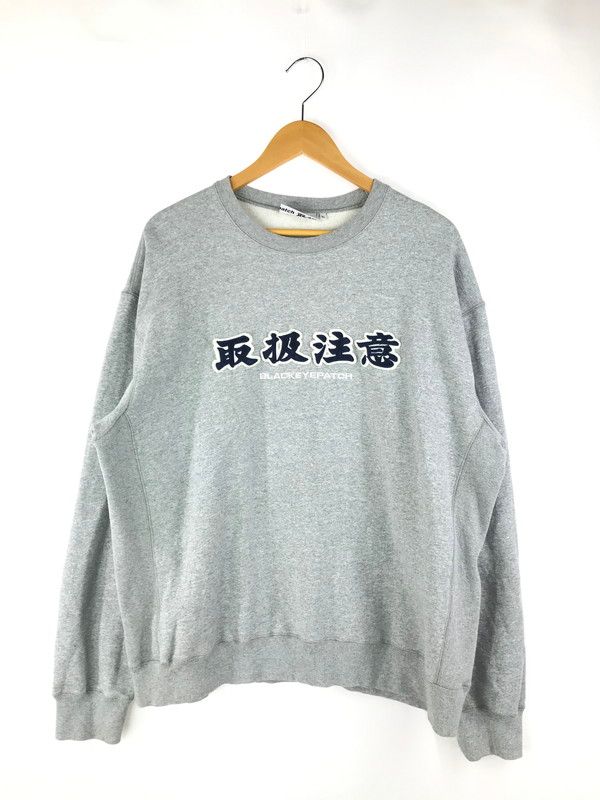 BLACKEYEPATCH ブラックアイパッチ CREWNECK SWEATSHIRT BEPFW21TP09 クルーネック スウェット 取扱注意 トレーナー トップス 142-250507-yy-05-tag