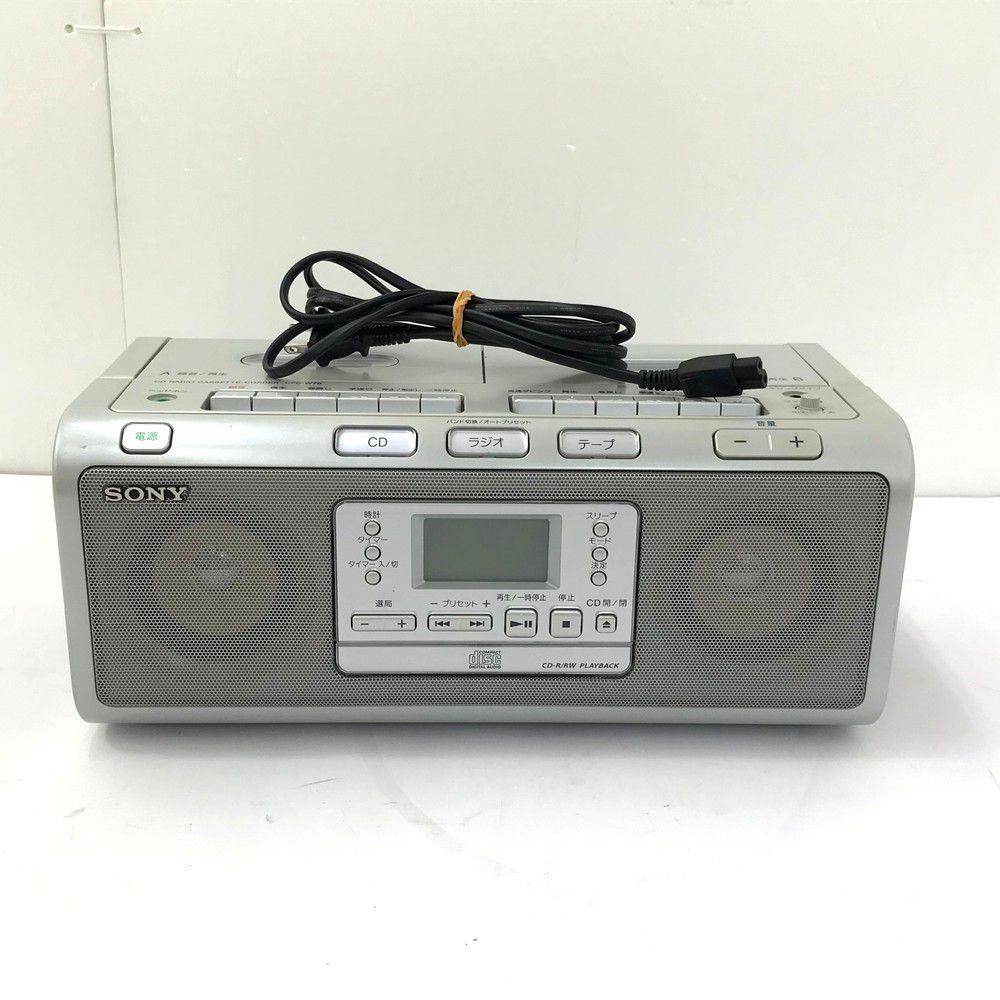 SONY ソニー CD ラジオ カセットレコーダー CFD-W78 動作品 Amazon.co.jp: SONY CDラジカセ W78 シルバー CFD-W78/S : 家電
