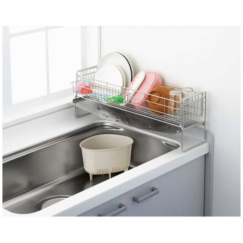 ヨシカワ シンクサイド幅の広がる水切り 幅15×奥行57 cm 1306109