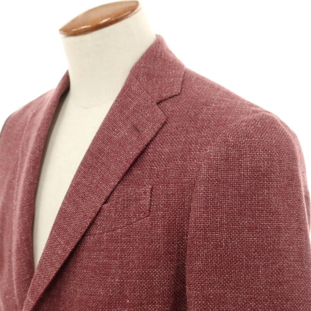 中古】ラルディーニ LARDINI リネンコットンシルク テーラード 