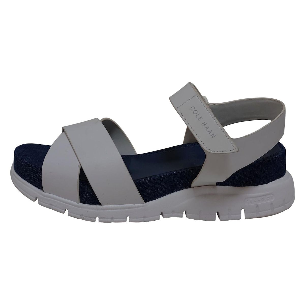 COLE HAAN コールハーン サンダル 6 B レディース - 白 レザー