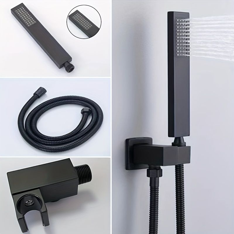 新着商品 8インチ高圧シャワーシステムハンドヘルドスプレーヘッド＆圧力バランサー付き - 壁掛け式メタル仕上げのバスルームアップグレードキットUoi