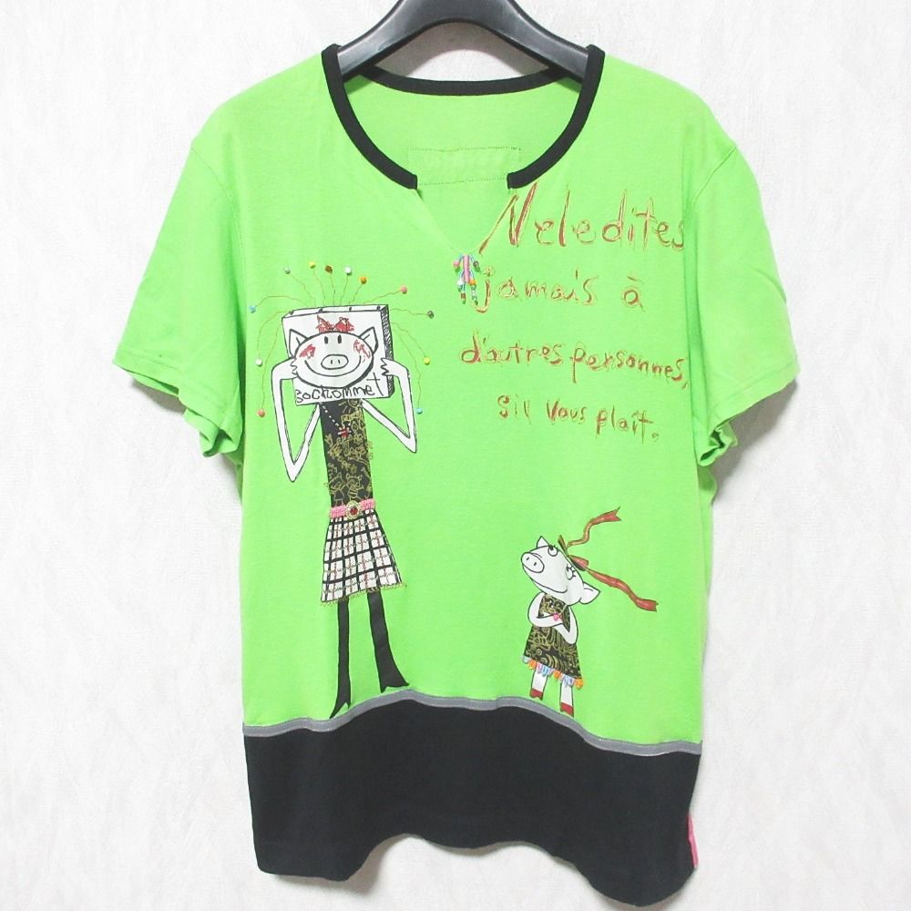 OLLEBOREBLA アルベロベロ　半袖Tシャツ オリーブグリーン 緑 OLLEBOREBLA アルベロベロ 半袖Tシャツ オリーブグリーン 緑