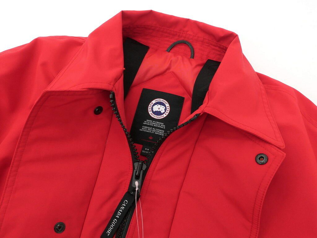 【中古】カナダグース CANADA GOOSE 2021年秋冬 ANGEL CHENコラボ  ダウン ボンバージャケット レッド【サイズM】【メンズ】