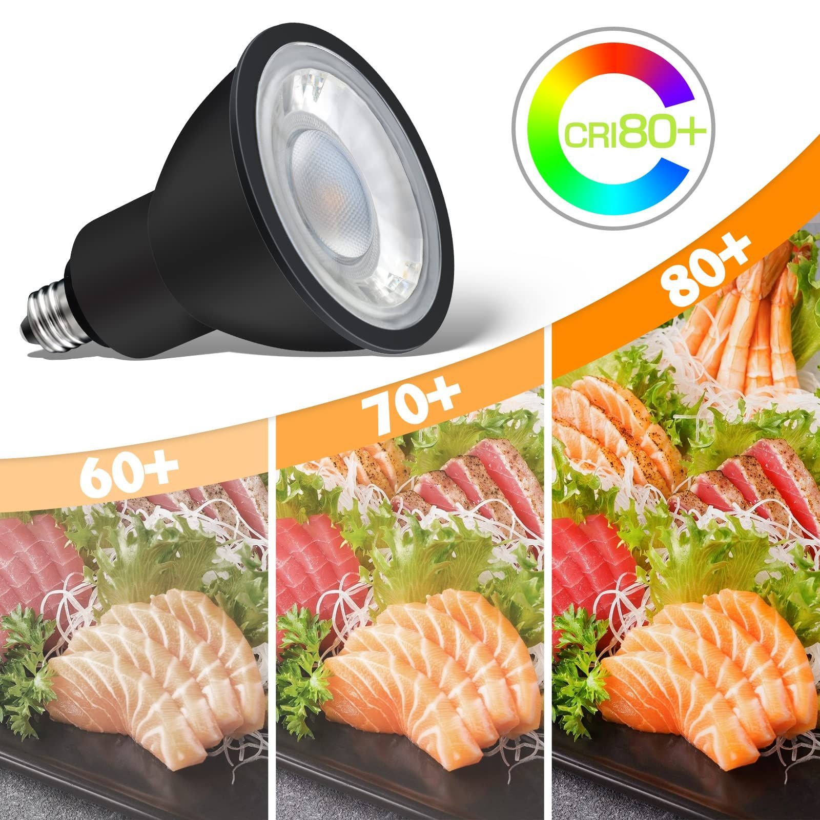 新着商品 電球色 6個セット 天井照明 ライティングレール ブラック ライティングバー用器具セット 50W LED電球付き E11 ダクトレール用スポットライト xydled