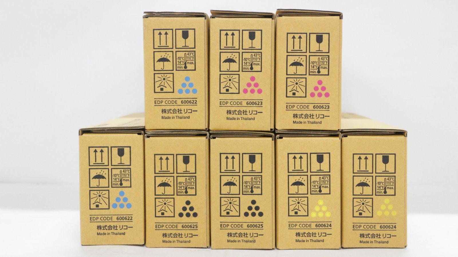 RICOH リコー　トナー　8本　未使用 RICOH リコー 8本 未使用 RICOH トナー 未使用 4色8本（ ②RICOH ①RICOH