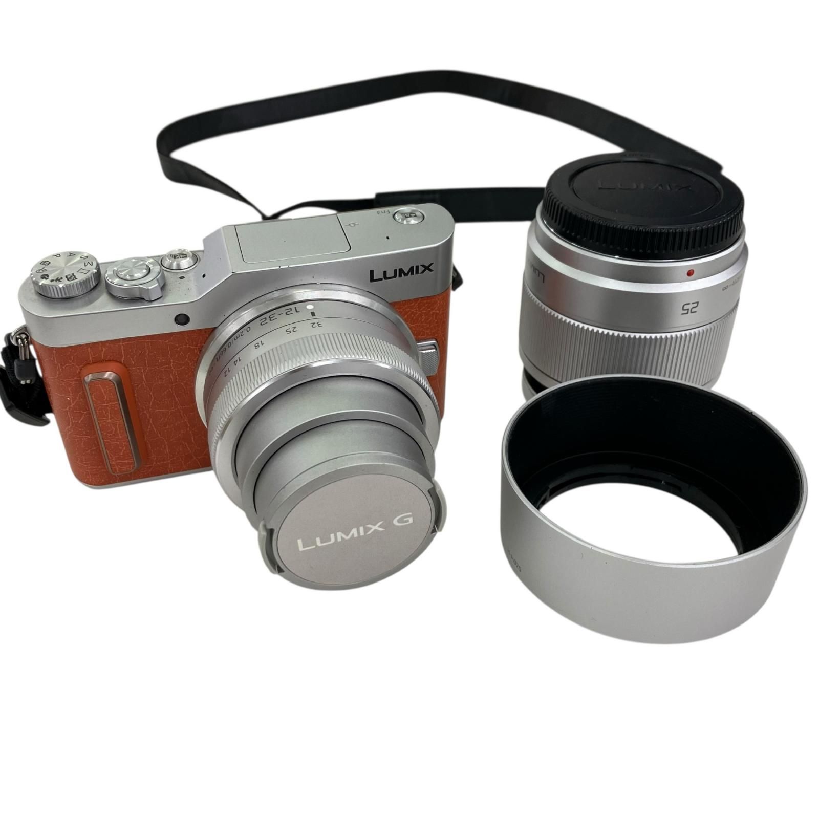 118010 現状品 Panasonic パナソニック ミラーレス一眼カメラ LUMIX DC-GF10 オレンジ