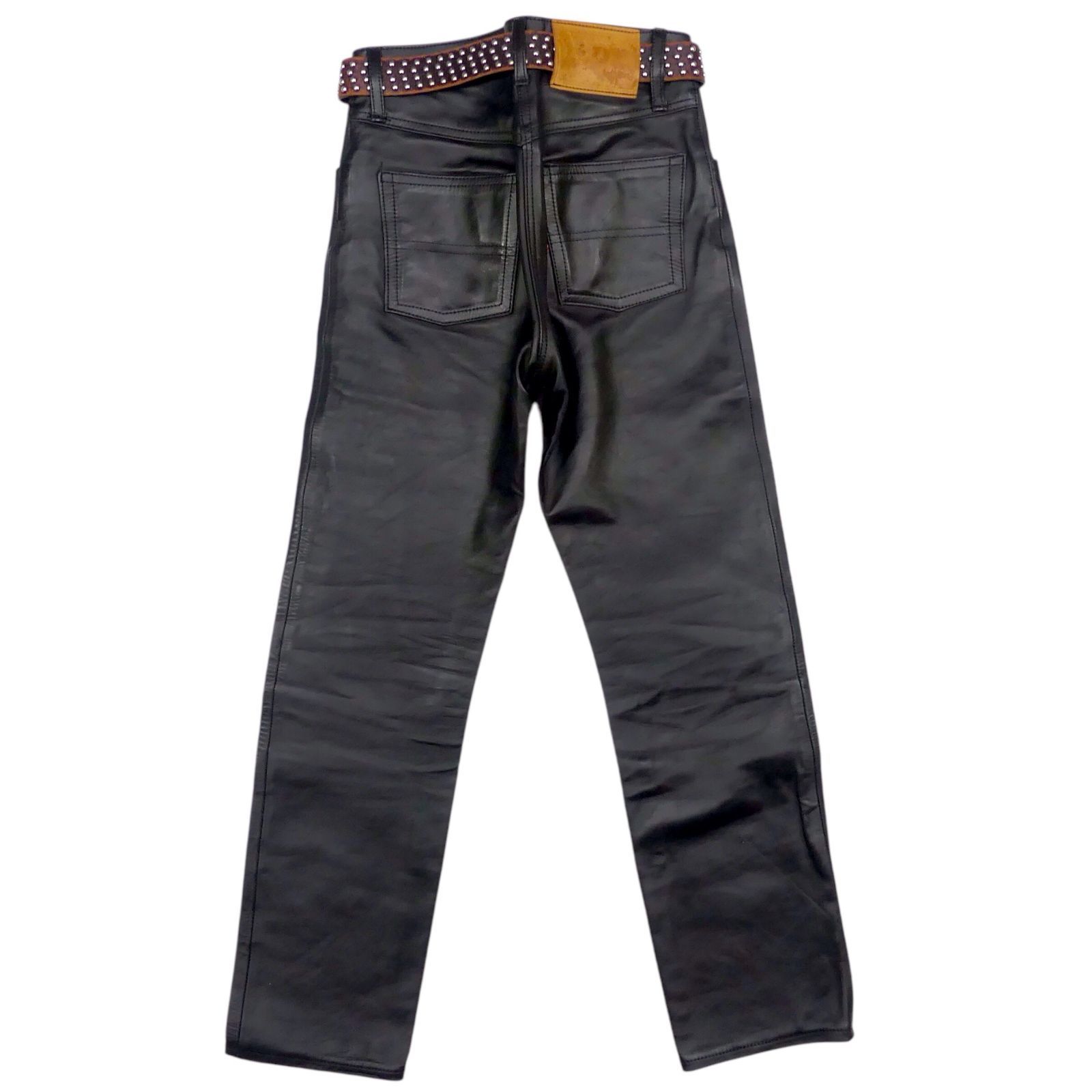 AERO LEATHER エアロレザー レザーパンツ W31 馬革 メンズ 黒 ホース