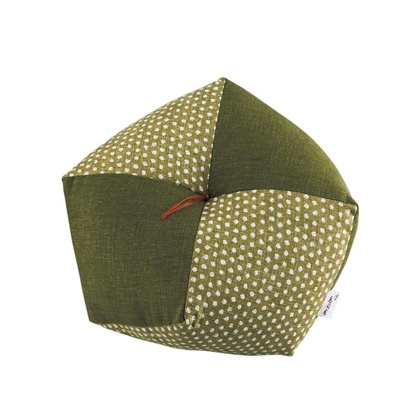 おじゃみ座布団 Mサイズ あられ緑×翁苔 洛中高岡屋 0