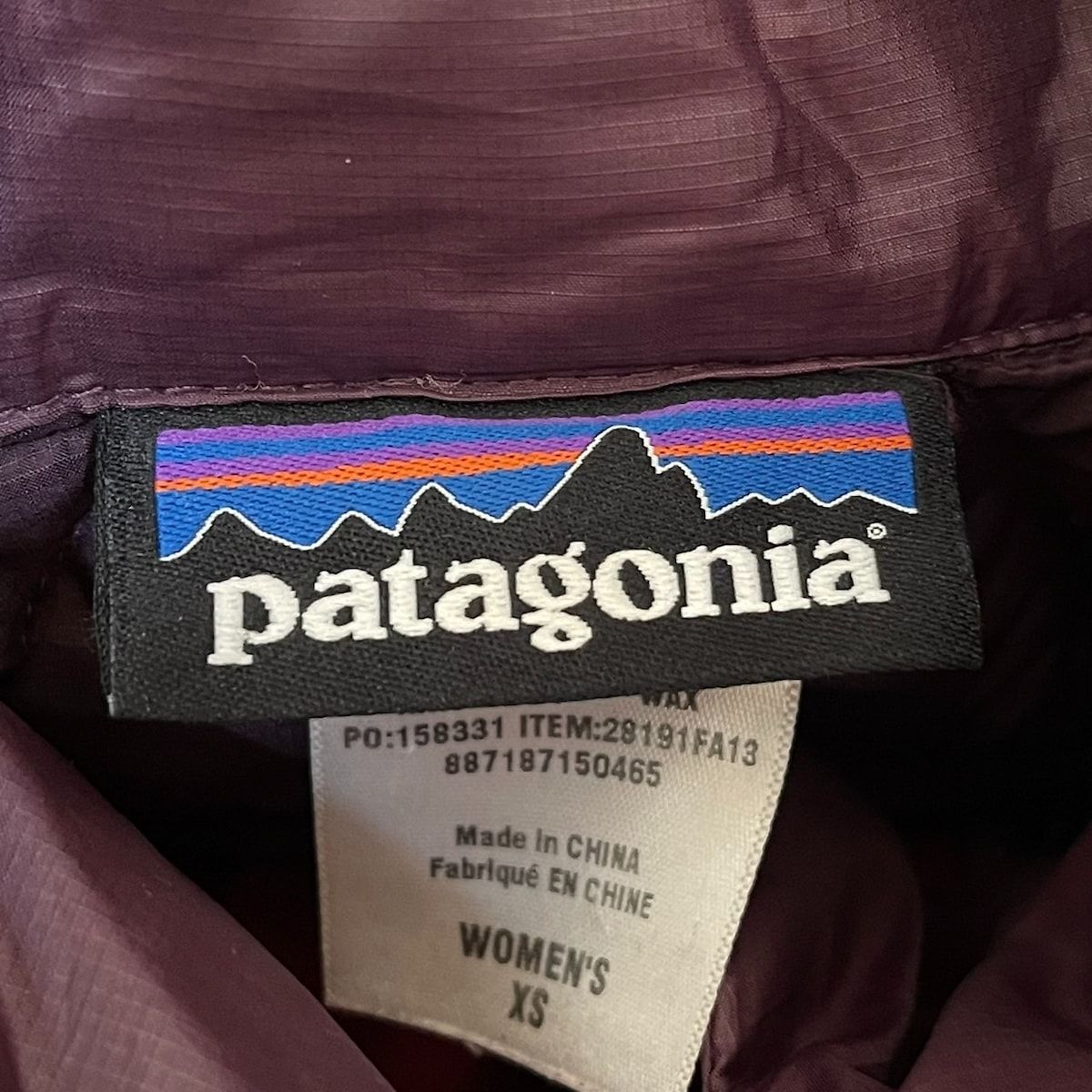 Patagonia(パタゴニア) ブルゾン サイズXS レディース美品 - ボルドー 