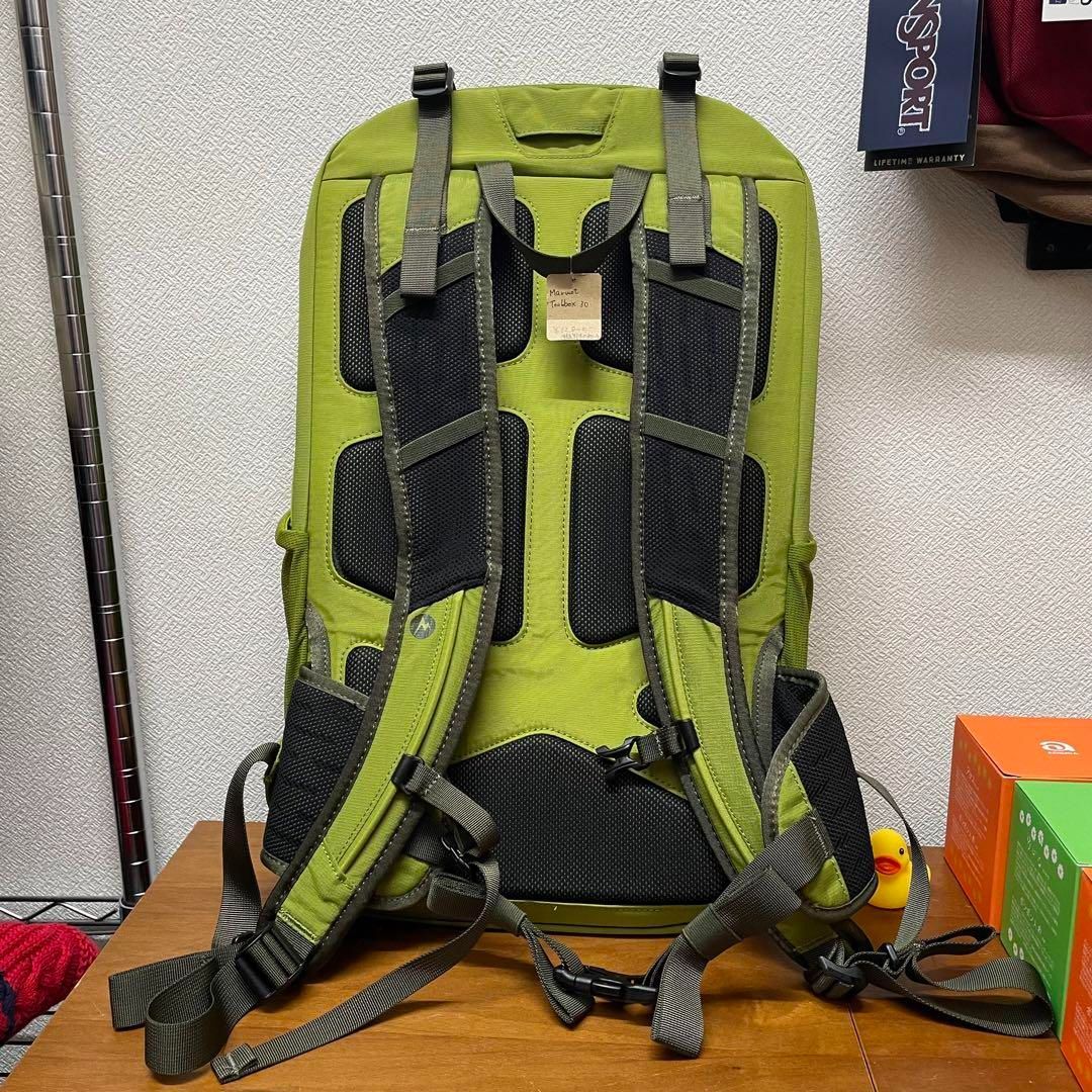 美品 Marmot マーモット リュック バックパック グリーン TOOL BOX30 容量◎ 通勤 登山OK 39170 - メルカリ