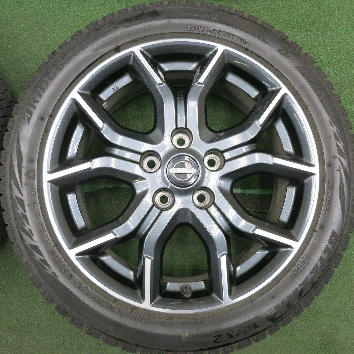 バリ溝！キレイ！9.5分☆日産 C27 セレナ ニスモ 純正 205/50R17 