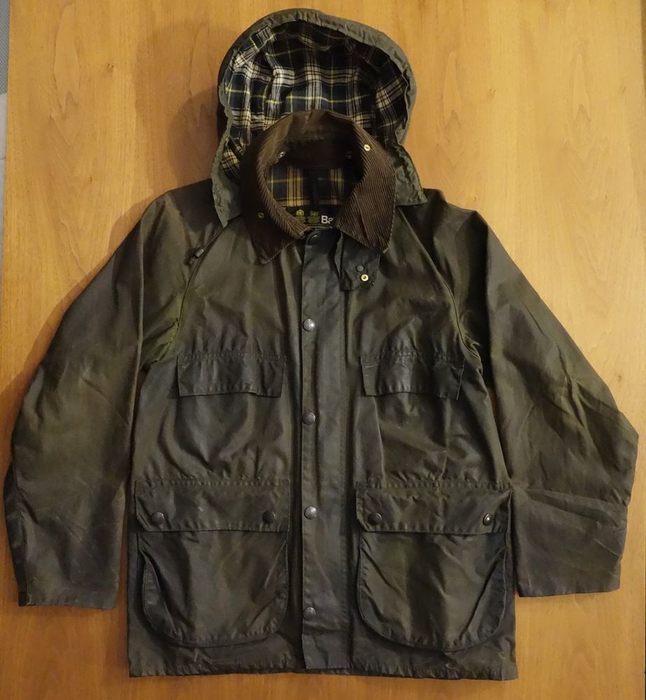 Vintage Barbour BEDALE 1986年イギリス製 ビンテージ 4つポケ 2 