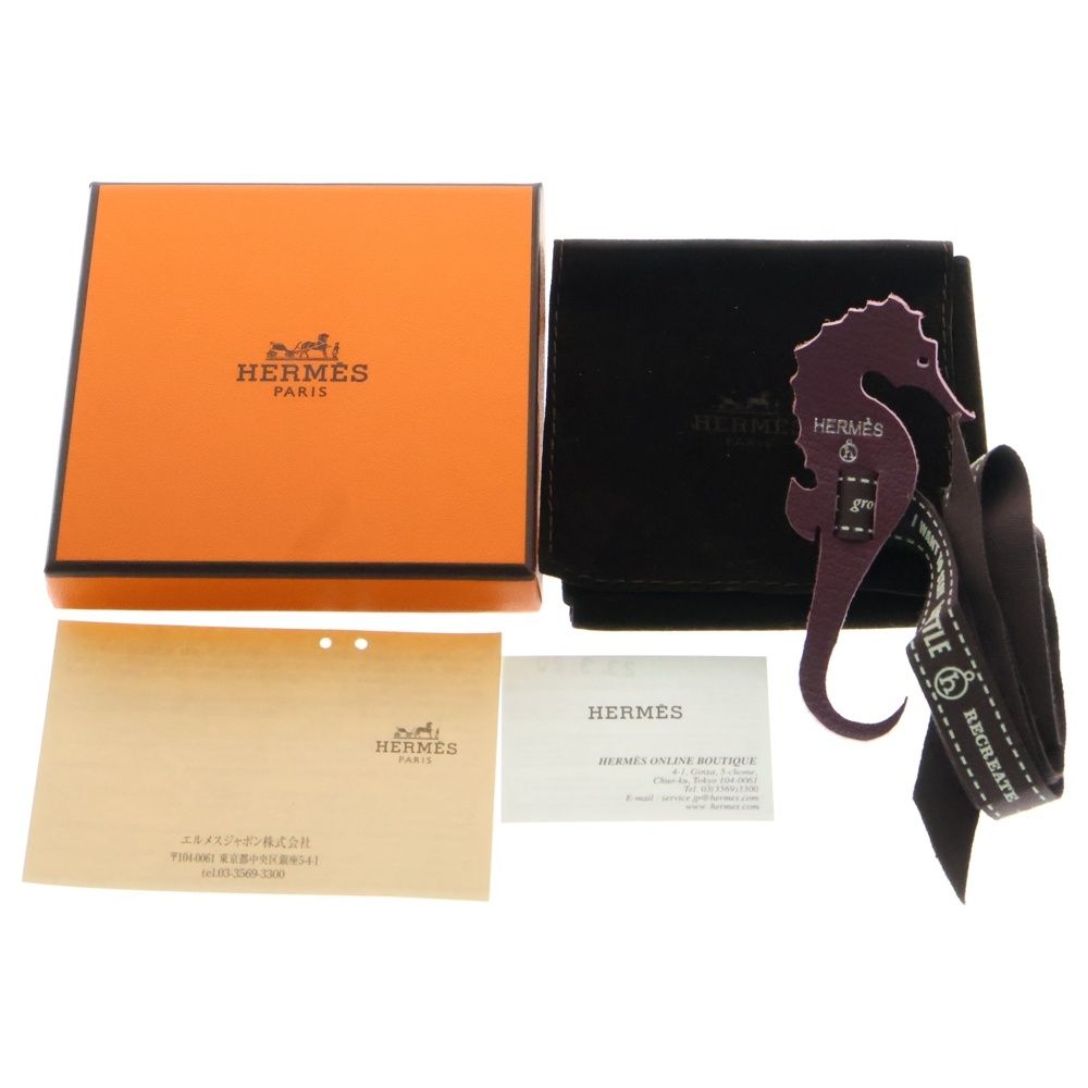 HERMES (エルメス) プティアッシュ ラニエール ネックレス ブラウン