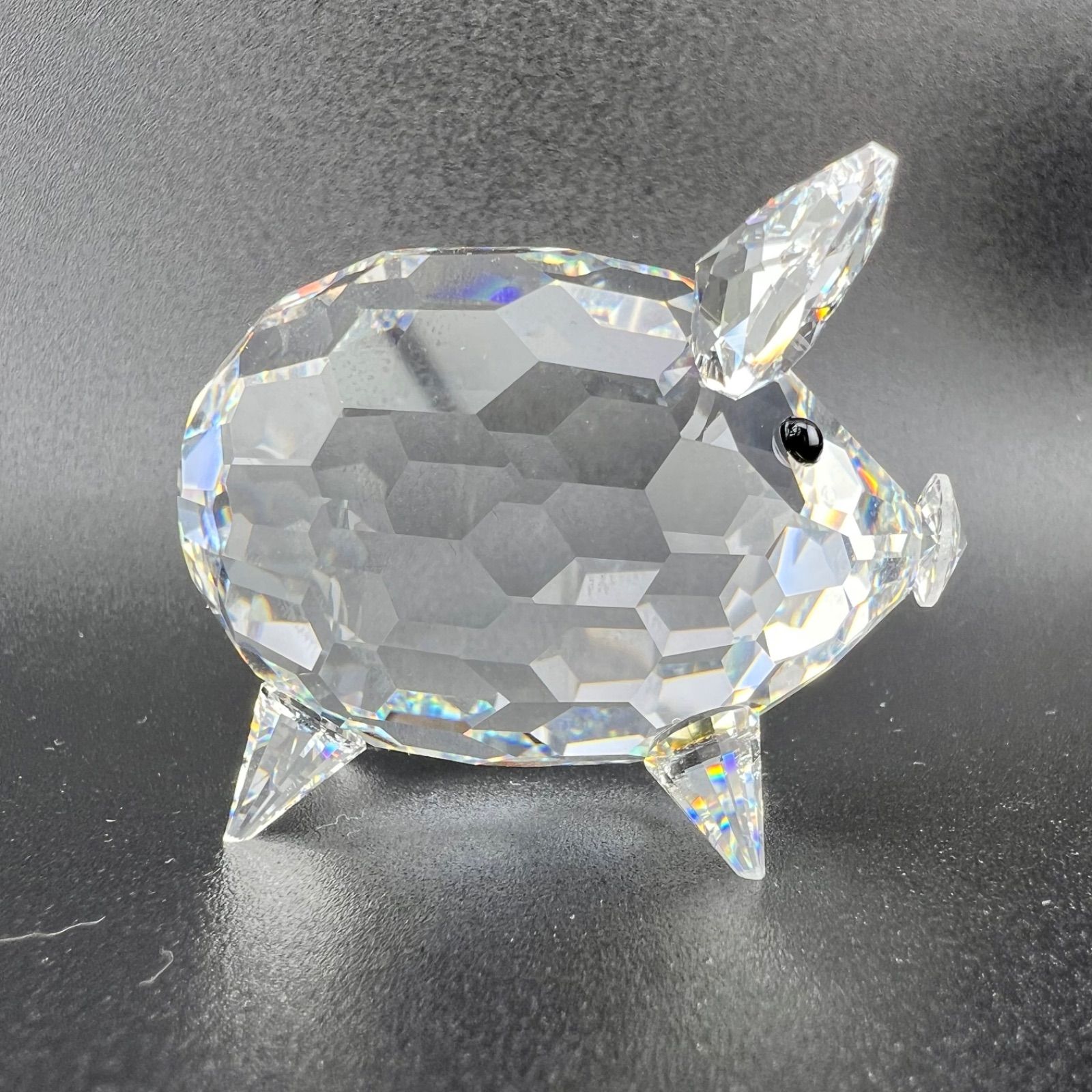 SWAROVSKI スワロフスキー 置物 動物シリーズ ブタ 親子 クリスタル