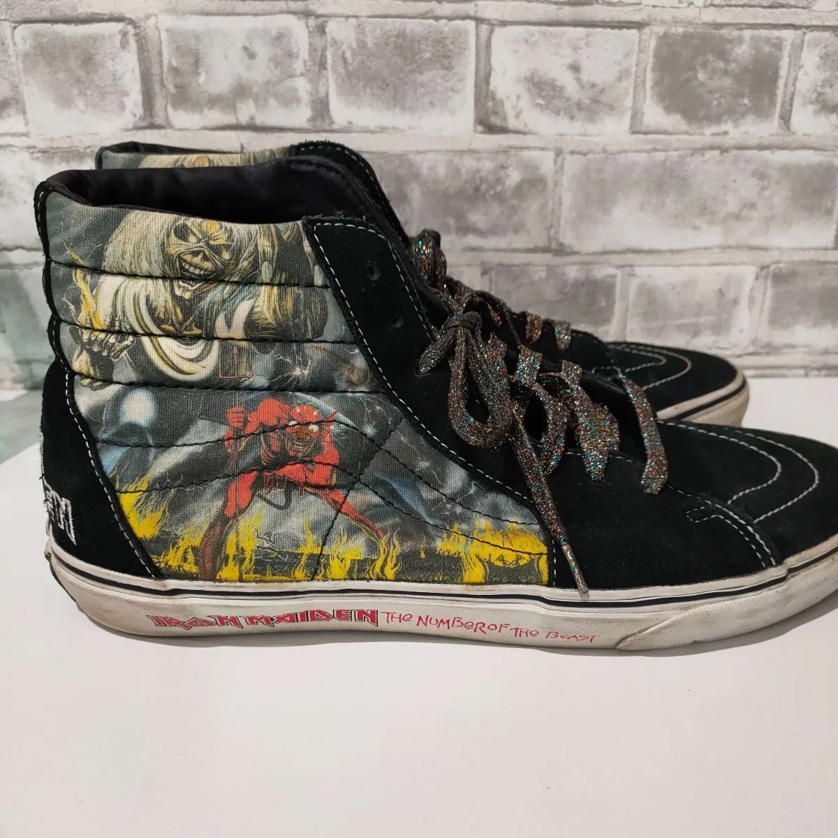 スニーカー VANS バンズ SK8-HI IRON MAIDEN 30TH - メルカリ
