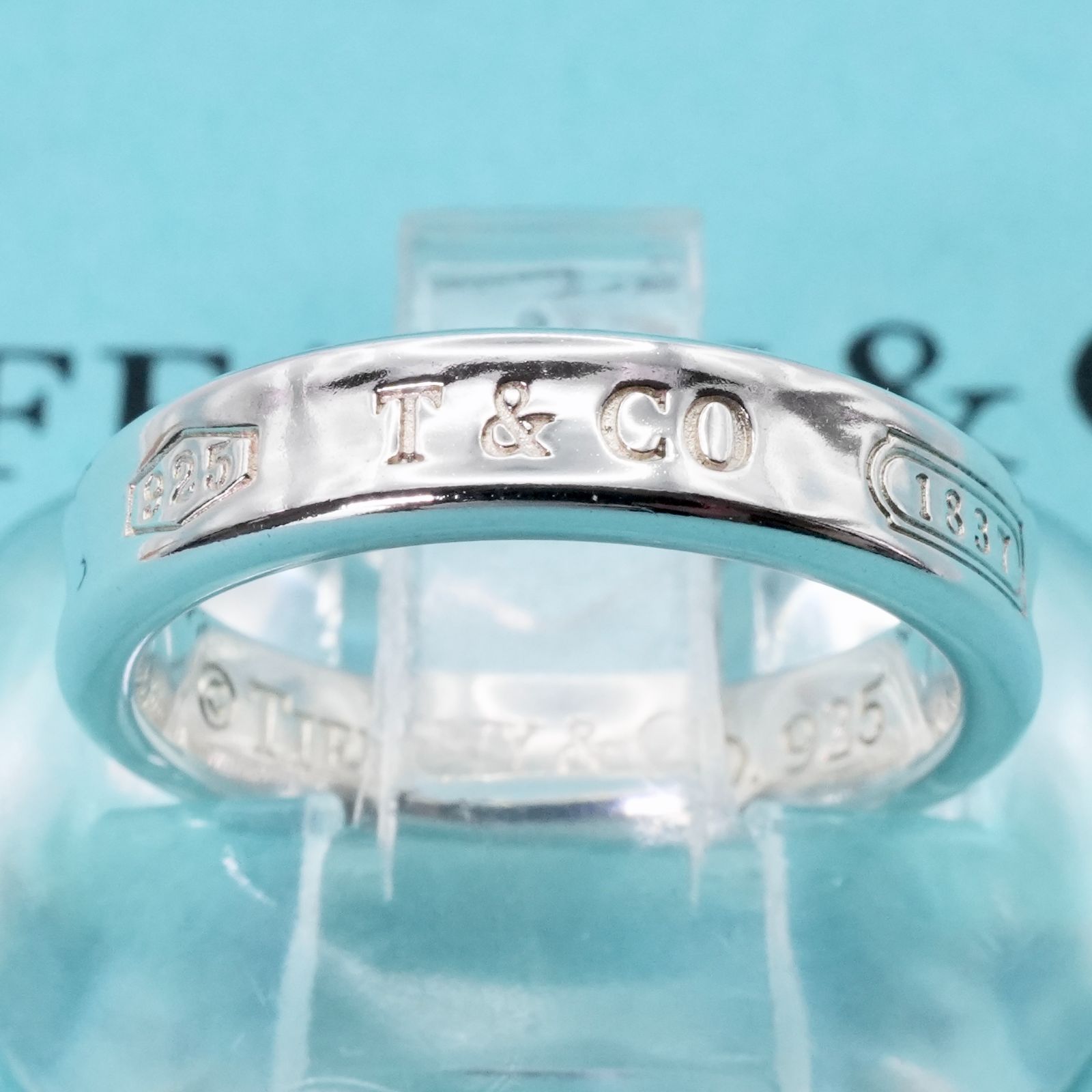 【極美品】ティファニー 1837 ナローリング 指輪　9号　y2k 極美品】ティファニー 1837 ナローリング 指輪 9号 y2k - メルカリ