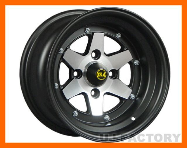 【即納！全国送料無料】 ロンシャン XR-4 ホイール 14×8.0/-13 114.3-4H/ 2本セット　ブラックリム オールマット　　フラットブラックリム 限定 復刻版 8J XR4 旧車 コーリン COLIN