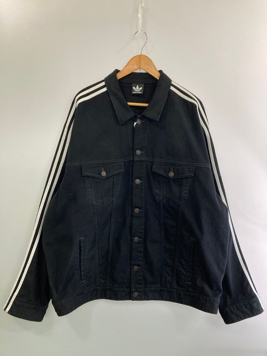 バレンシアガアディダスデニムジャケット （中古品】BALENCIAGA
