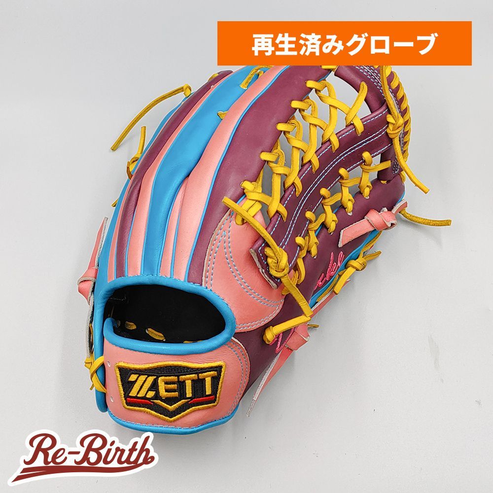 クリーニング済み ゼット 軟式グローブ | 外野手用 型付け済み ZETT グラブ NI117
