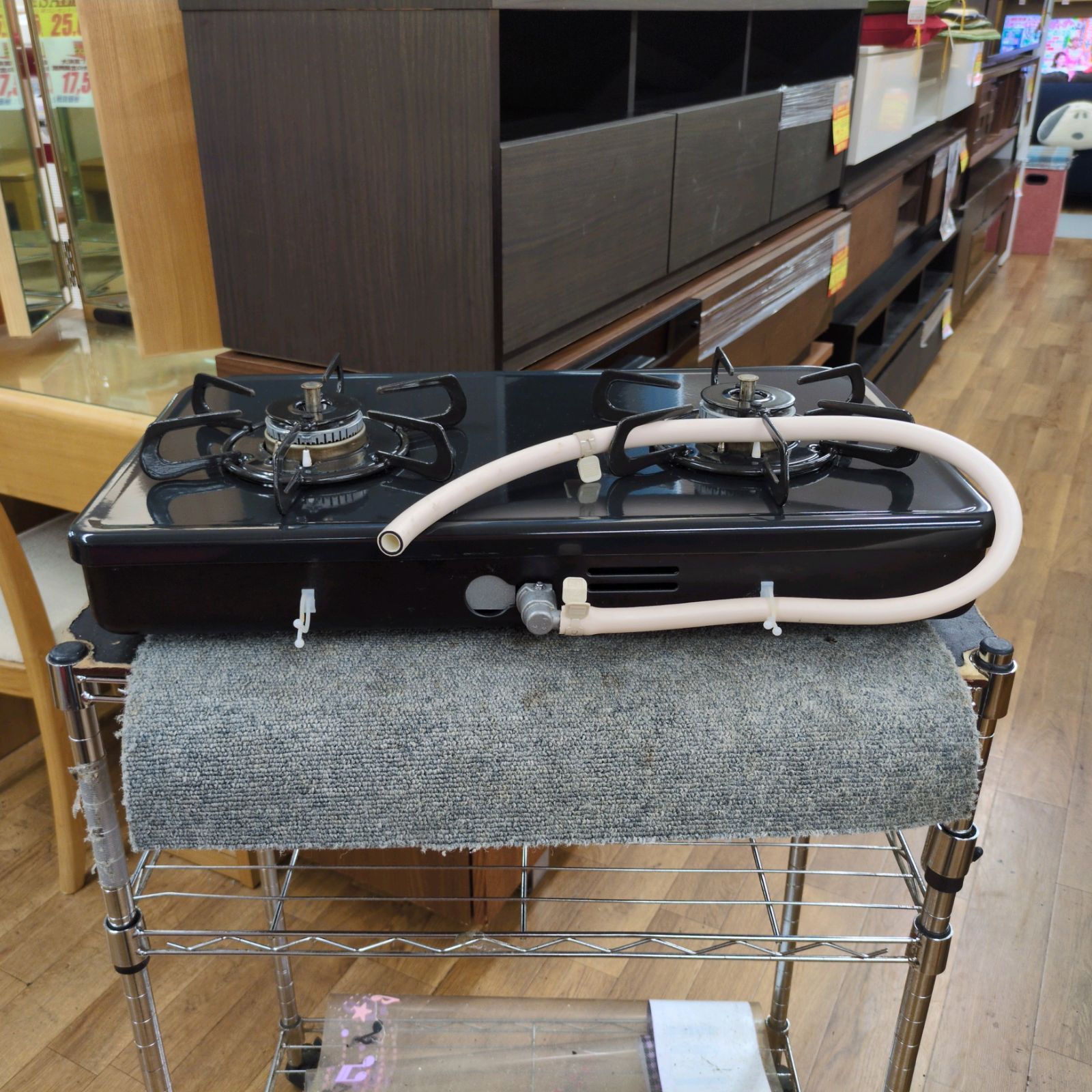 J307 ☆比較的ｷﾚｲ☆24年製☆パロマ☆グリルレス都市ガスコンロ☆PA-29B