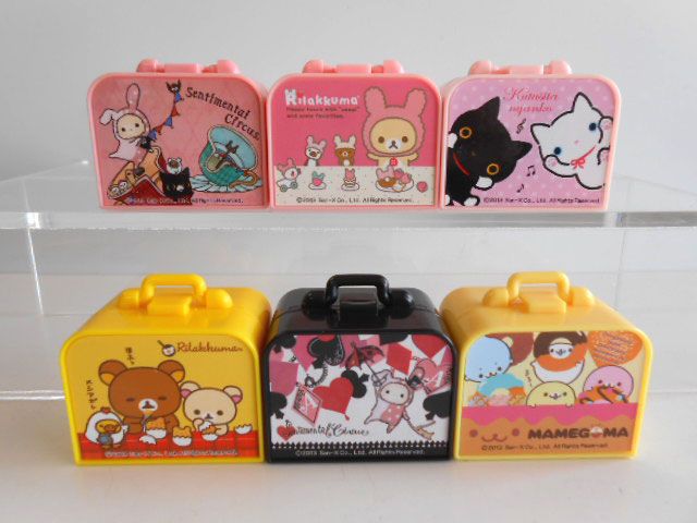 ★Jum19RzサンエックスsanxオールスターズスタンプBOX3全6種 ☆Jum19RzサンエックスsanxオールスターズスタンプBOX3全6種