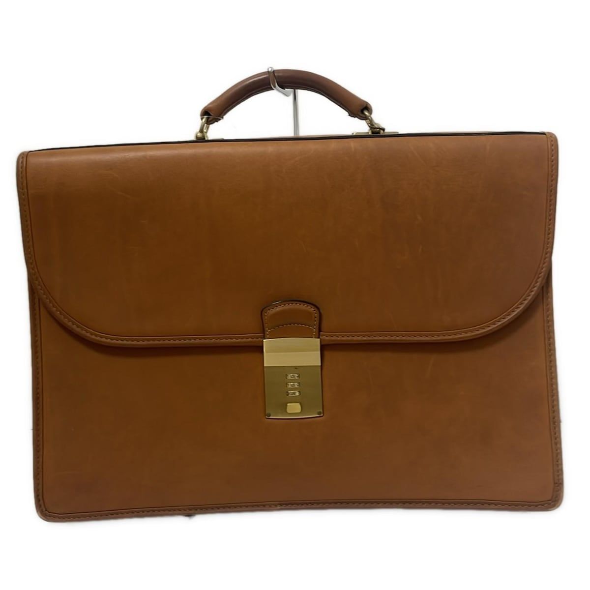 COACH コーチ ビジネスバッグ - 401 ブラウン 本体ロックナンバー 008 レザー