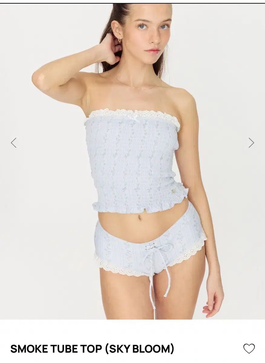 グローニー スモーク チューブトップ ビキニ SMOKE TUBE TOP ー SKY BLOOM