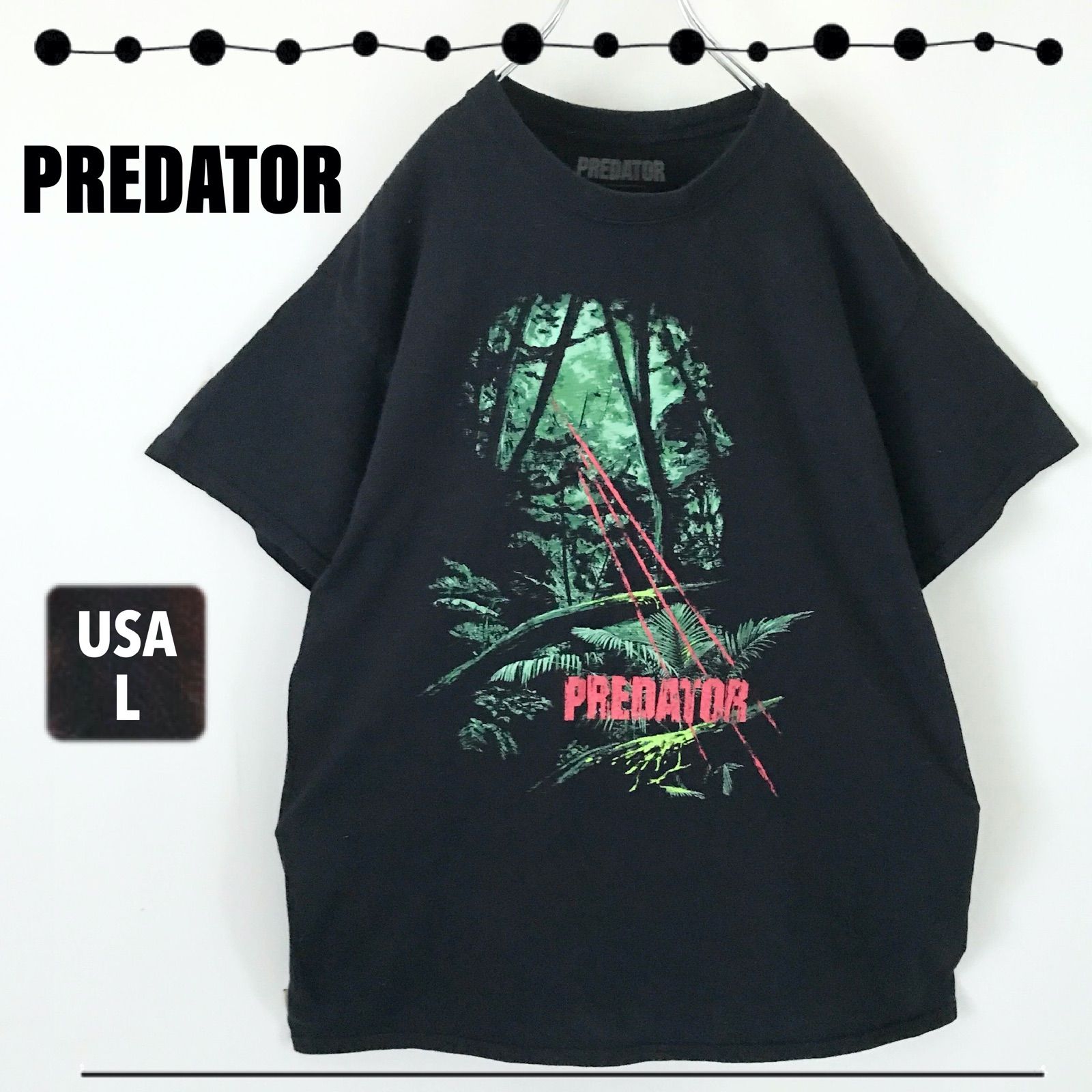 PREDATOR プレデター☆SF映画Tシャツ☆油絵風☆20TH CENTURY STUDIOS 