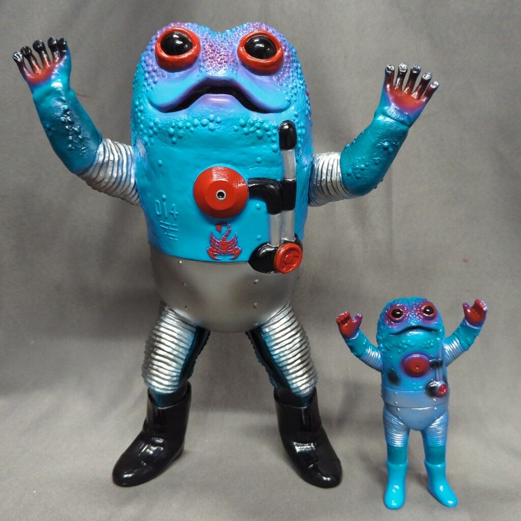 メディコム・トイ×東映レトロソフビ☆カメバズーカ（新色）+ミニソフビ