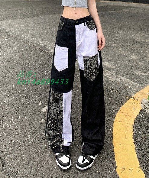 デニムパンツ韓国ファッ kni4a899433