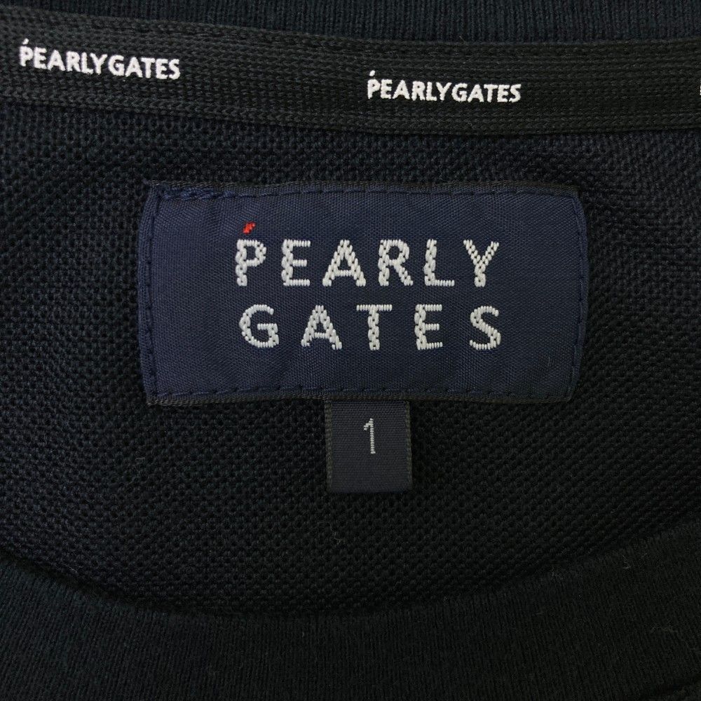 サイズ：1 PEARLY GATES パーリーゲイツ 半袖Tシャツ ネイビー系