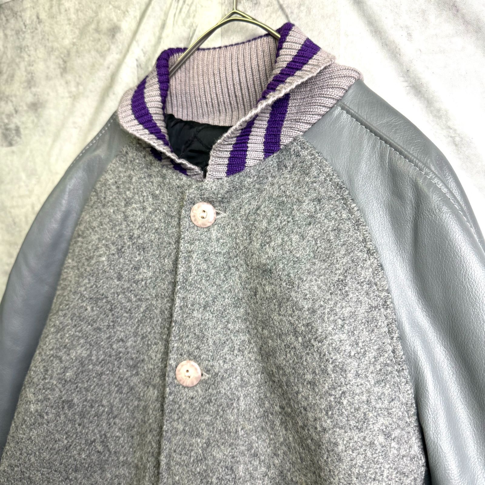 SKOOKUM　スクーカム　　スタジャン　アワードジャケット　マスタード　34 111142863⑤ USA製 90\u0027s SKOOKUM スクーカム アワードジャケット スタジャン