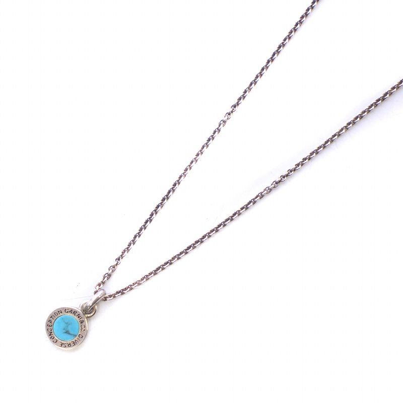 S ガルニ GARNI ネックレス ペンダント チェーン メダル アクセサリー シルバー925 総重量23g