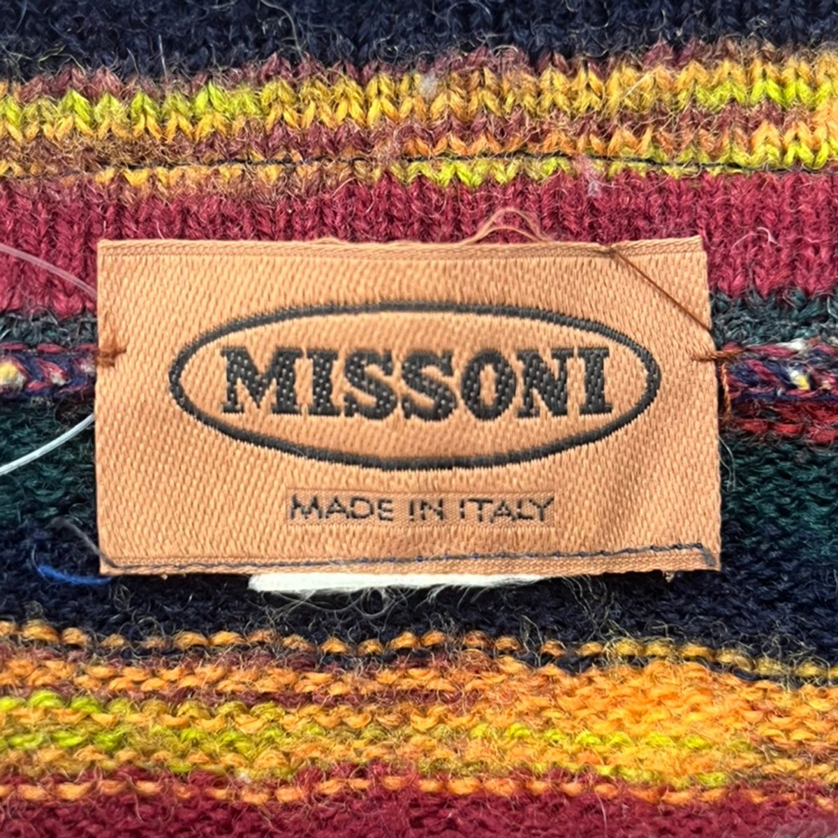 MISSONI ミッソーニ ボーダーニットジャケット レッド系 44