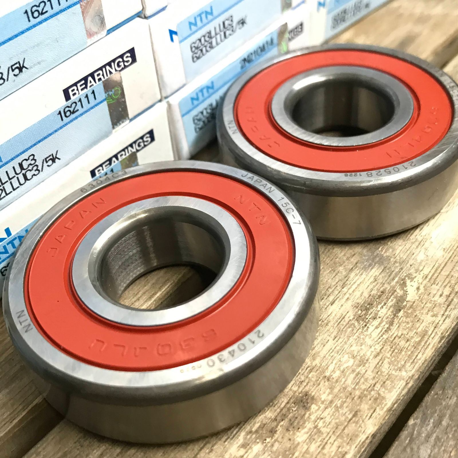 フロントホイールベアリング バーディー50 4スト スポーク BA41A