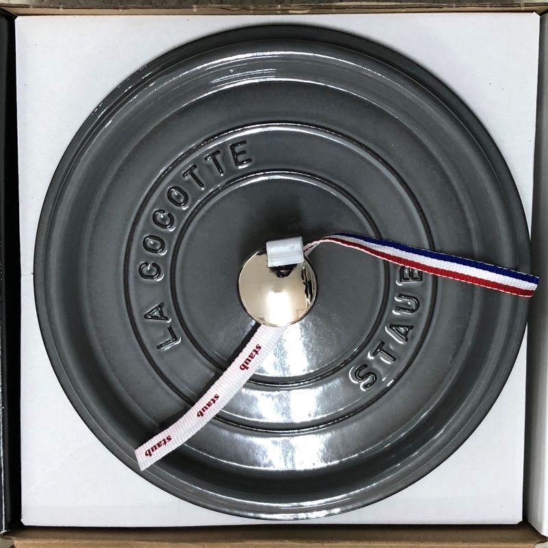 staub ストウブ ホーロー鍋 40500 246 ピコ ココット ラウンド24 cm ほうろう 鋳鉄 3 8 L グレー