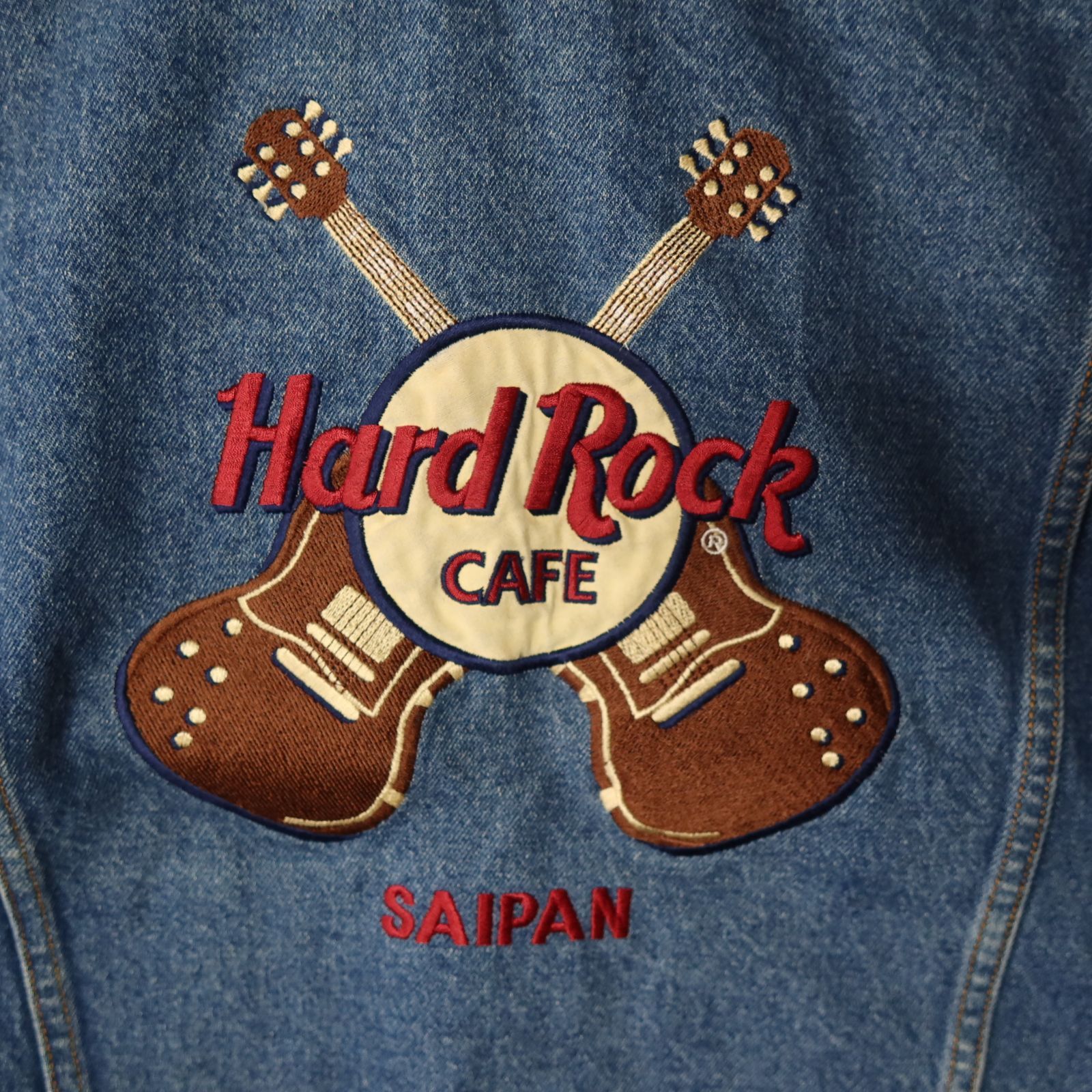 90s Vintage US古着☆Hard Rock CAFE ハードロックカフェ デニム 