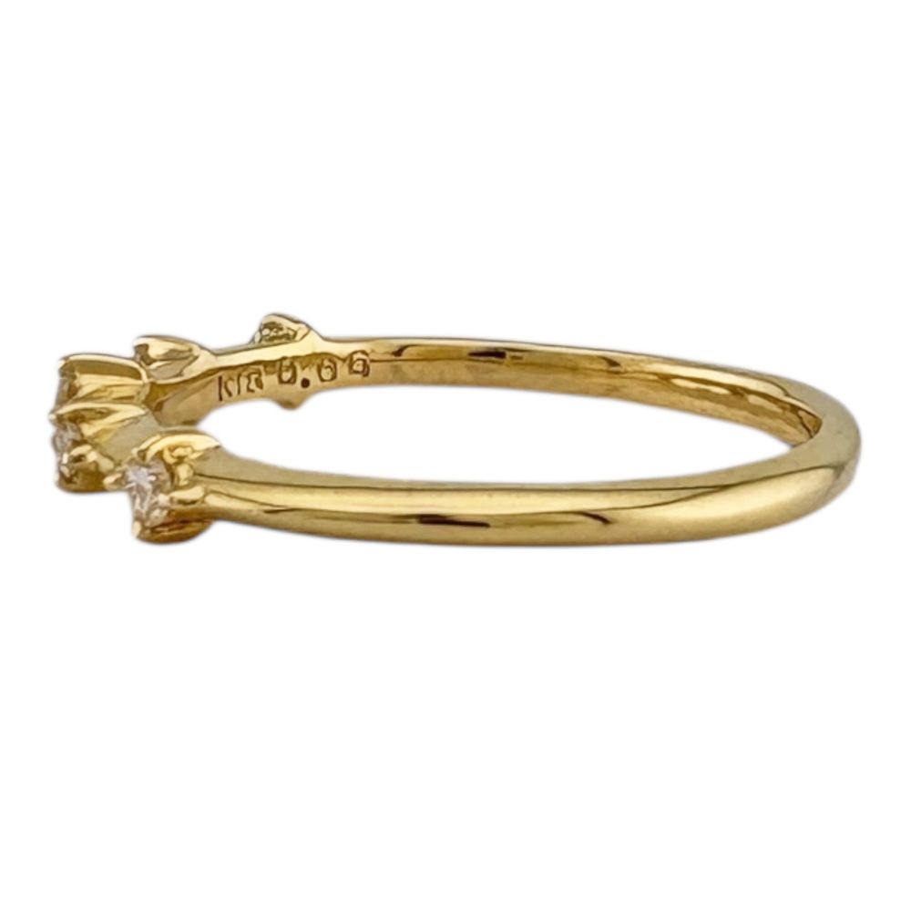 ete 7号 K18ゴールドダイヤモンドリング「ブライト」 K18金