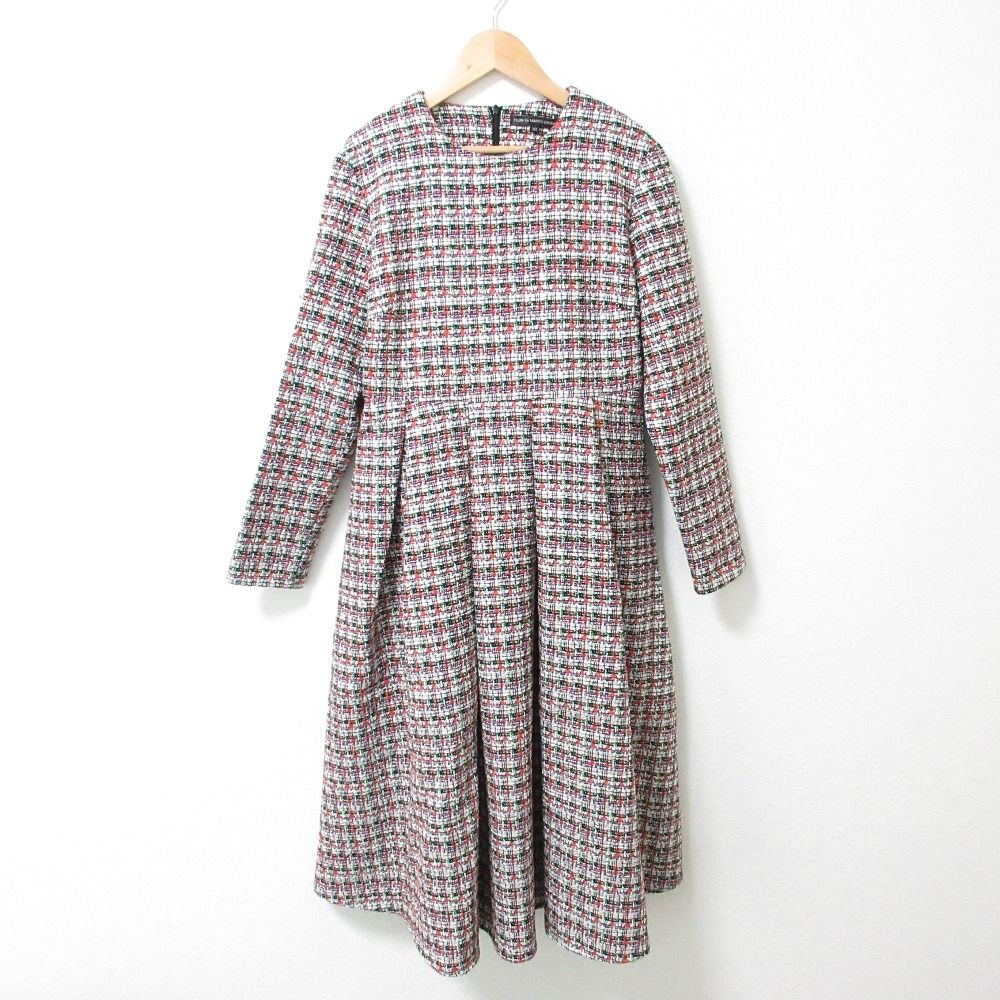 美品 24AW ツルバイマリコオイカワ Muse ウールブレンド マルチ 