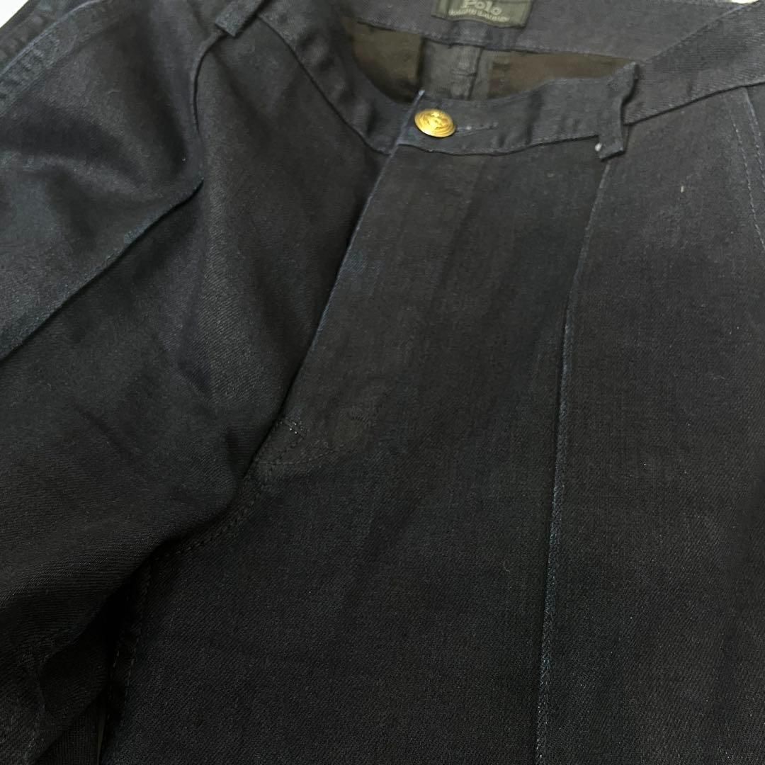 現行タグ ポロラルフローレン ワイドデニムパンツ ストレッチ素材 27 DECORATOM_COM_BR