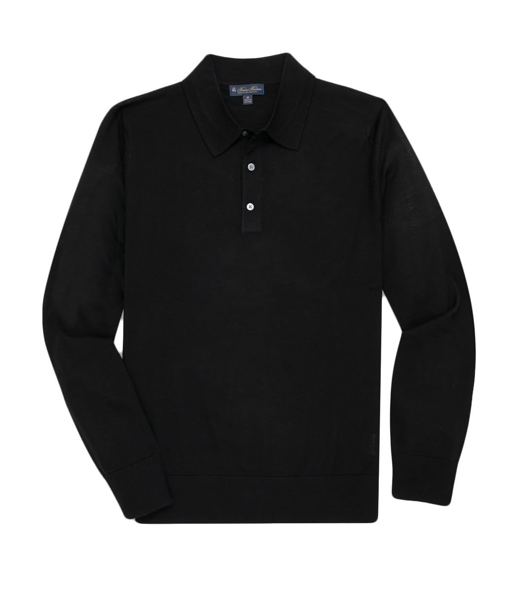 Size M_Color ブラック Brooks Brothers ブルックス ブラザーズ メリノウール ポロセーター 100209773 ブラック M