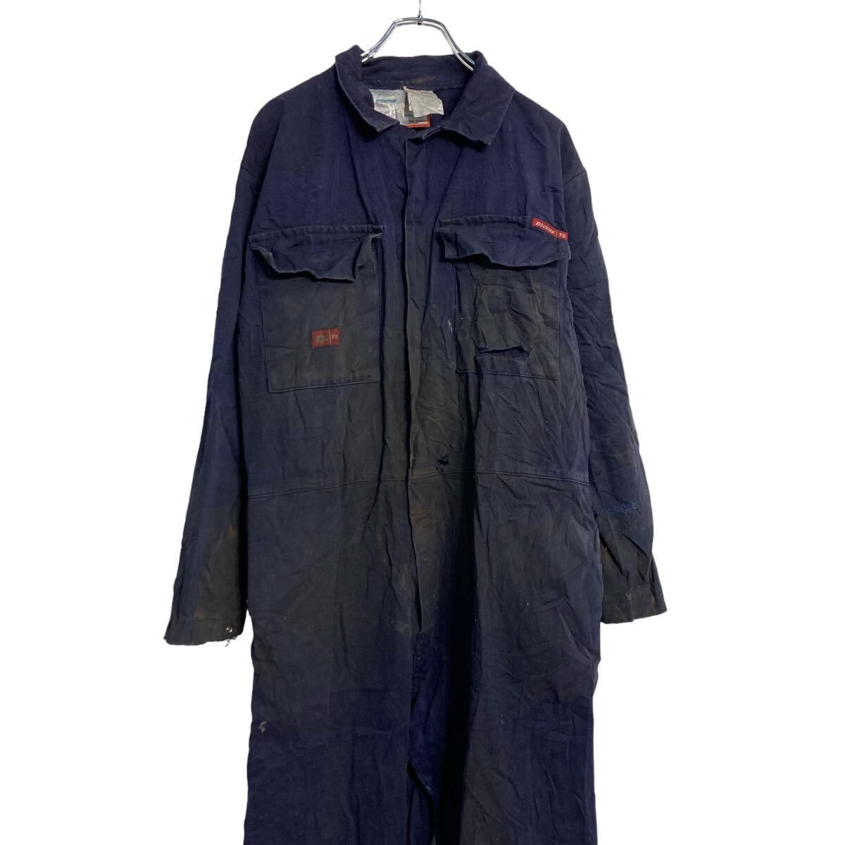 Dickies 長袖 つなぎ W41 ディッキーズ M~ ネイビー ワークウェア 作業着 オールインワン 古着卸 アメリカ仕入 a608-5720