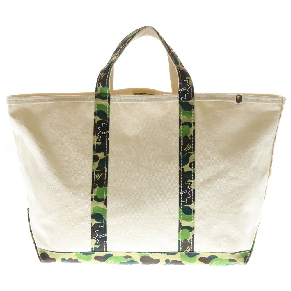 24SS セントマイケル アベイシングエイプ トートバッグ S BAPE SAINT MICHAEL (セントマイケル) 24SS ×A BATHING APE AP TOTE