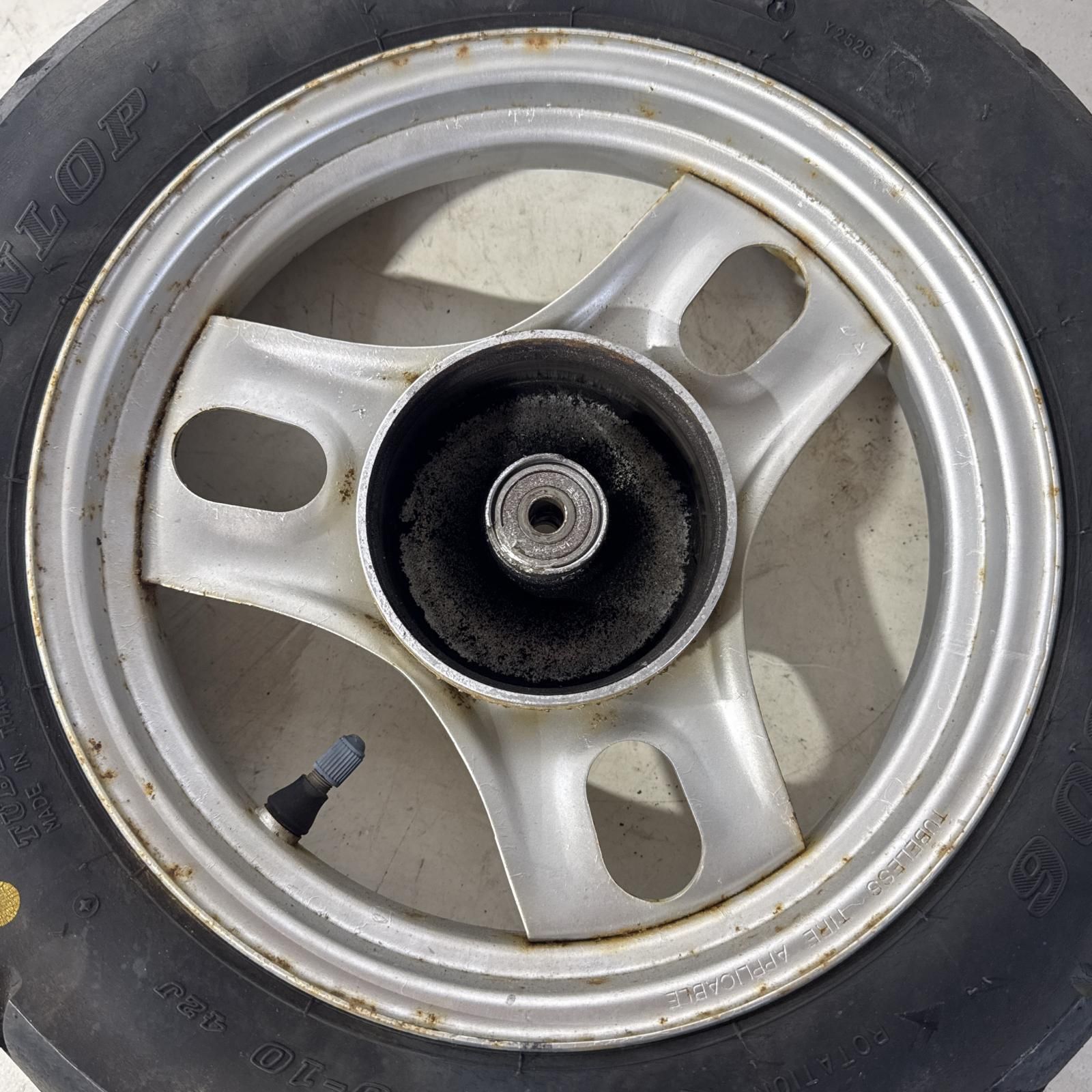 ライブDio ホンダ ライブDio ZX AF35 アルミ フロントホイール