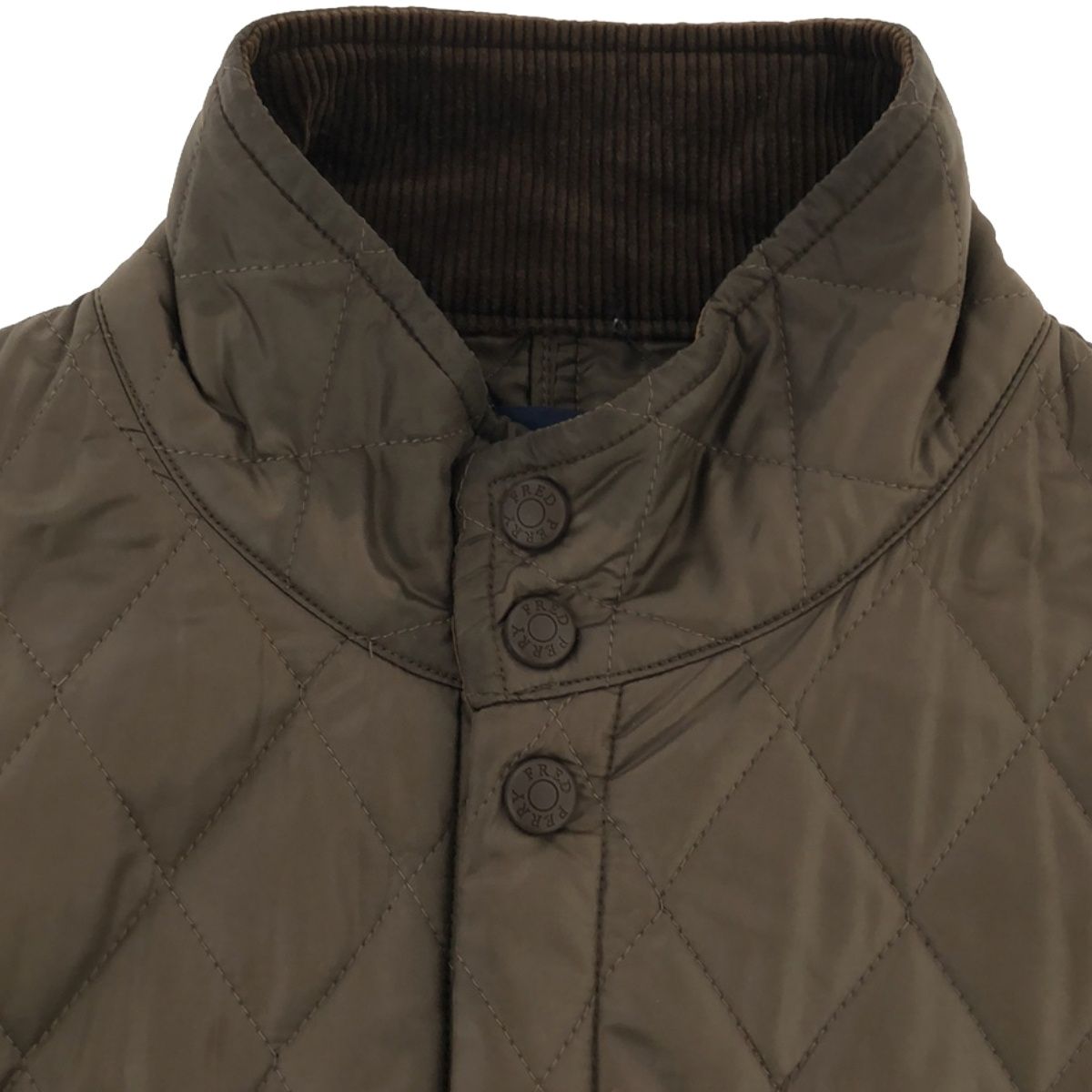 【美品】Fred Perry コーデュロイジャケット ブラウン FRED PERRY ブラウン コーデュロイ シャツジャケット FRED PERRY