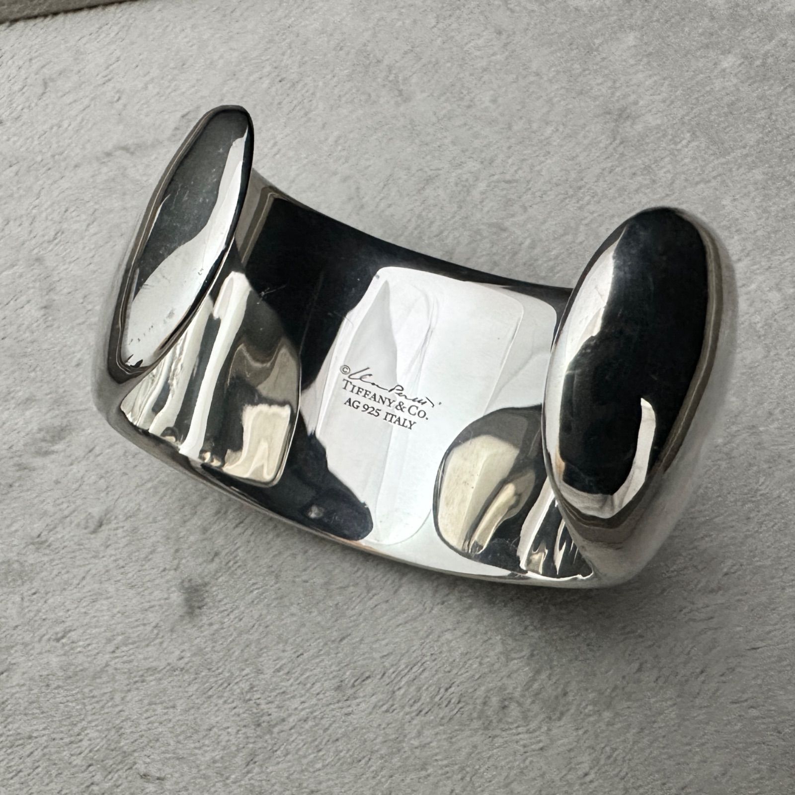 Tiffany&Co. ファセットカフ ブレスレット ワイドカフ スターリング