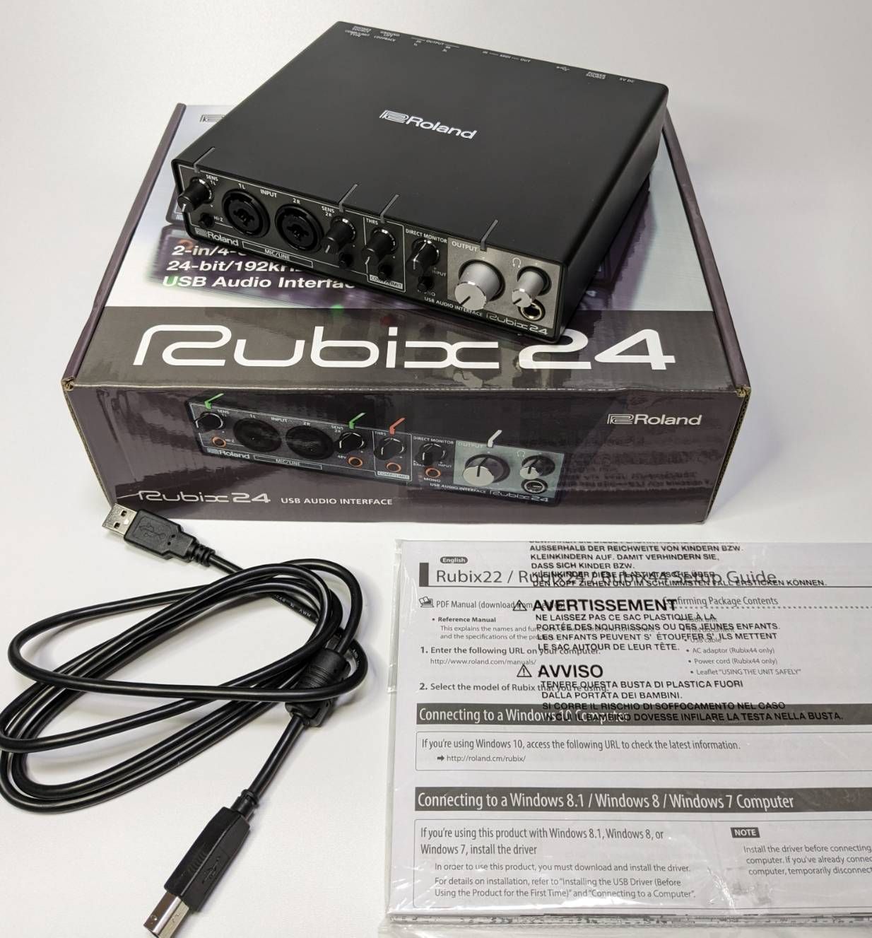 Roland ローランド USBオーディオインターフェース RUBIX24 低価格化 - DTM・DAW