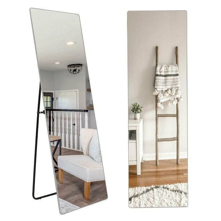 スタンドミラー 壁掛け 全身 鏡 姿見鏡 150cmx40cm 白 1522 スタンドミラー 壁掛け 全身 鏡 姿見鏡 150cmx40cm 白 1522