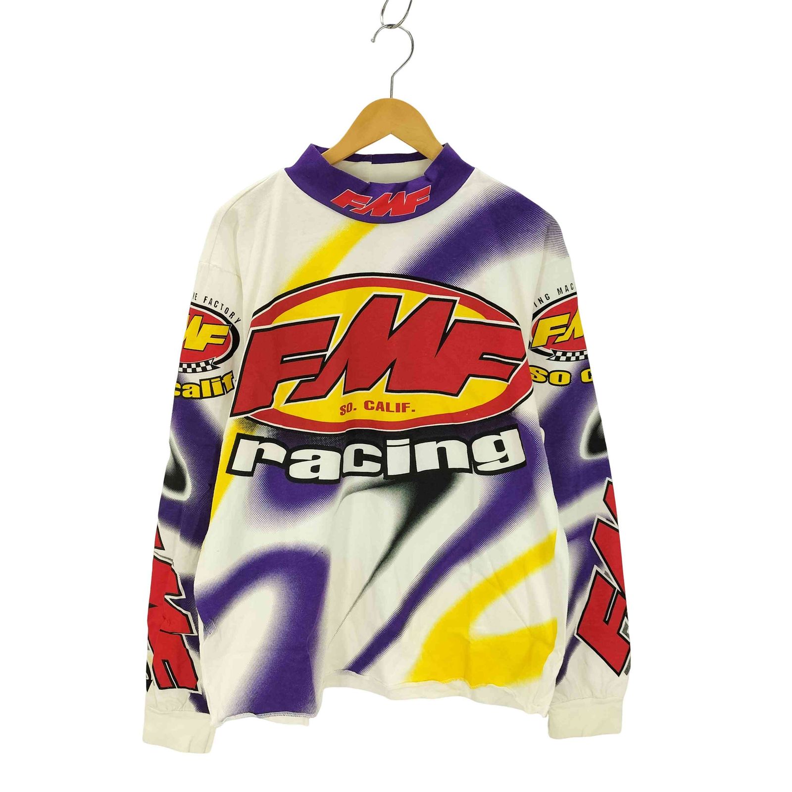 ユーズドフルギ 古着 FMF レーシングシャツ モトクロスシャツ メンズ import L